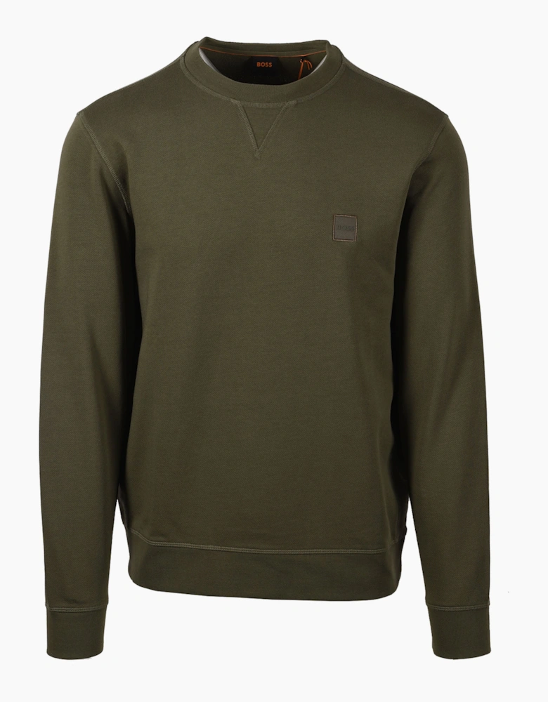 BOSS ORANGE WESTART SWEATSHIRT BRIGHT GREEN