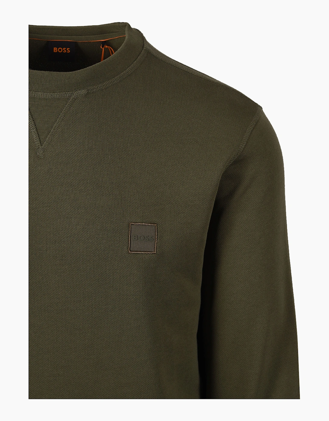 BOSS ORANGE WESTART SWEATSHIRT BRIGHT GREEN