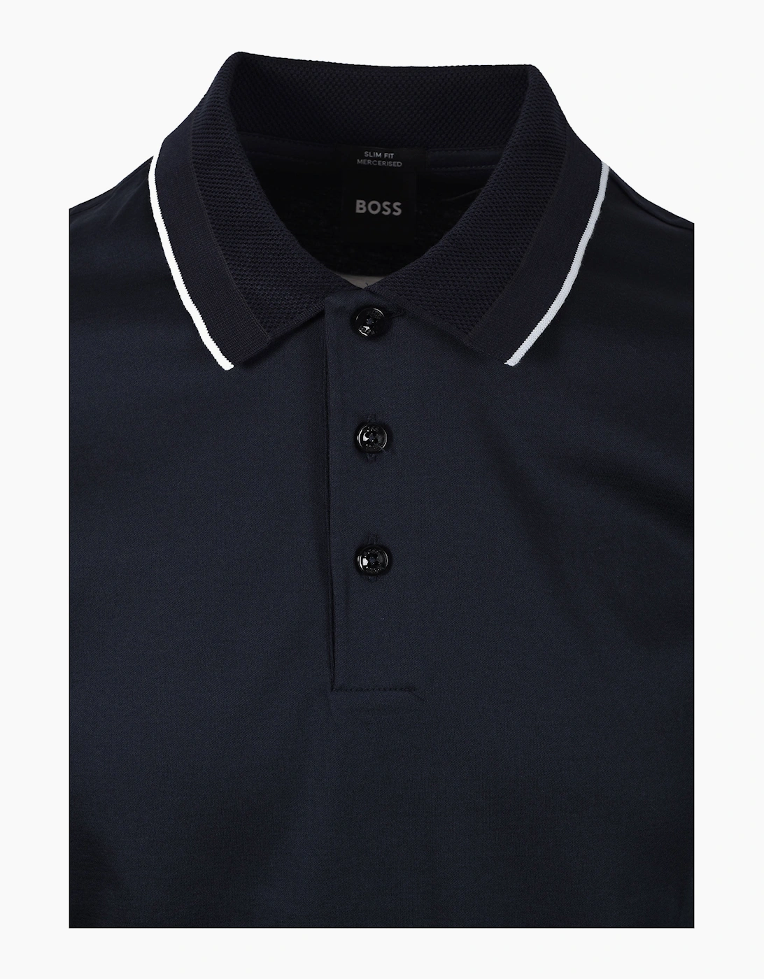 BOSS BLACK H-PHILLIPSON 195 POLO DARK BLUE