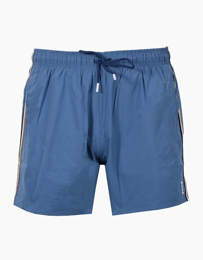 BOSS BLACK ICONIC SWIM SHORT BLUE