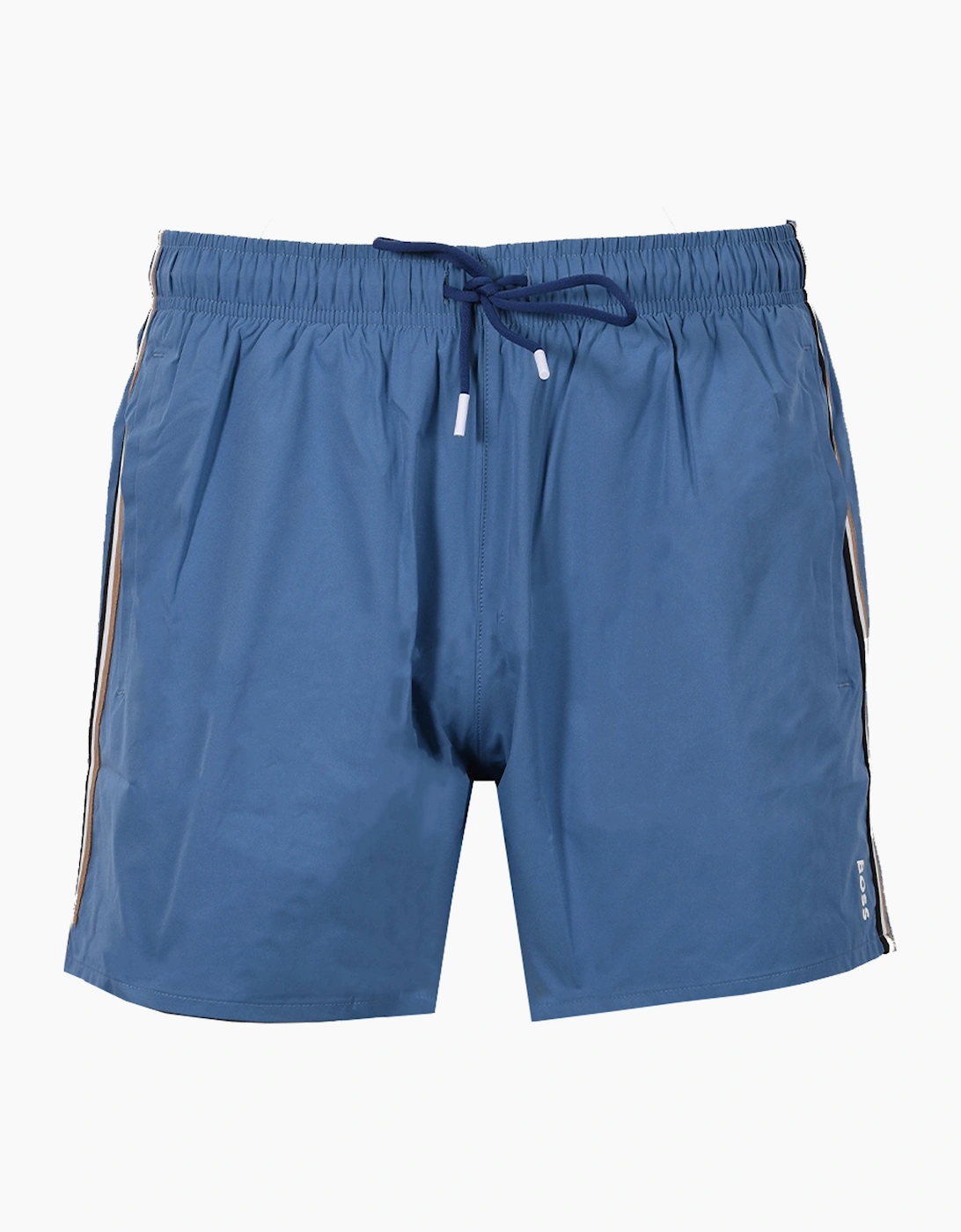 BOSS BLACK ICONIC SWIM SHORT BLUE, 4 of 3