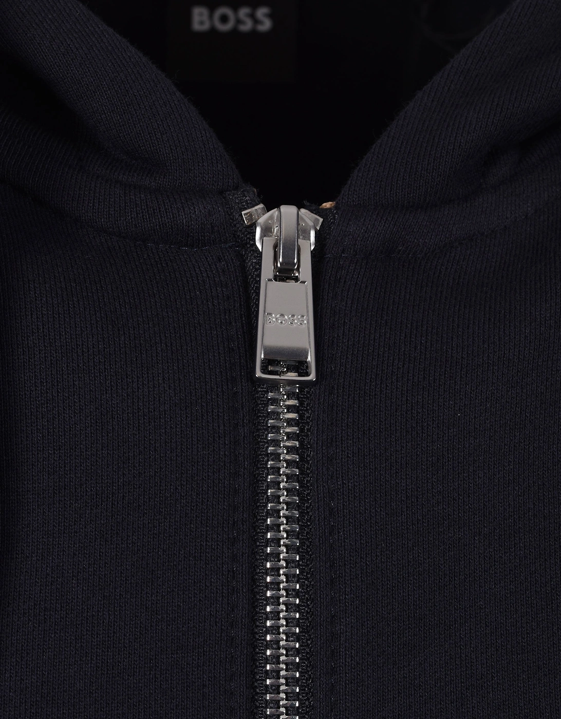 BOSS BLACK H-SPENCE ZIP THRU SWEATSHIRT DARK BLUE