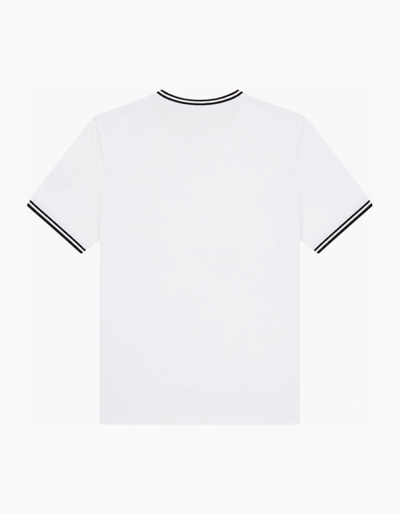 Fred Perry Twin Tipped T-Shirt White