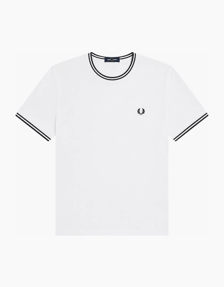 Fred Perry Twin Tipped T-Shirt White