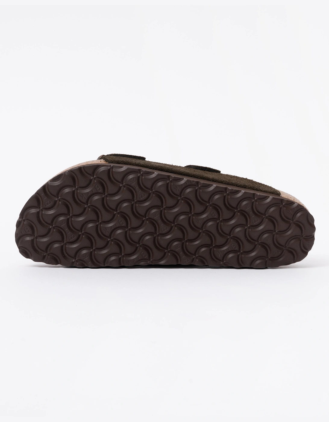Birkenstock Arizona Suede Leather Womens Sandals - Mocha