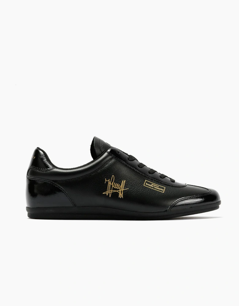 Cruyff Recoupa Leather Men's Black Mono Trainers