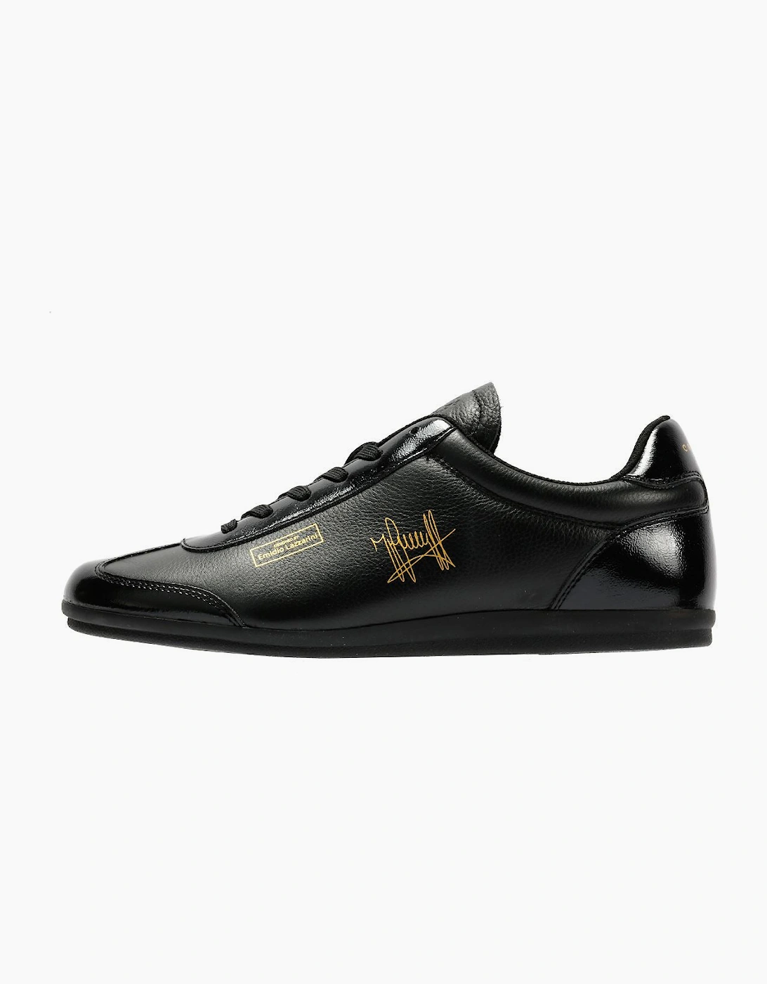 Cruyff Recoupa Leather Men's Black Mono Trainers