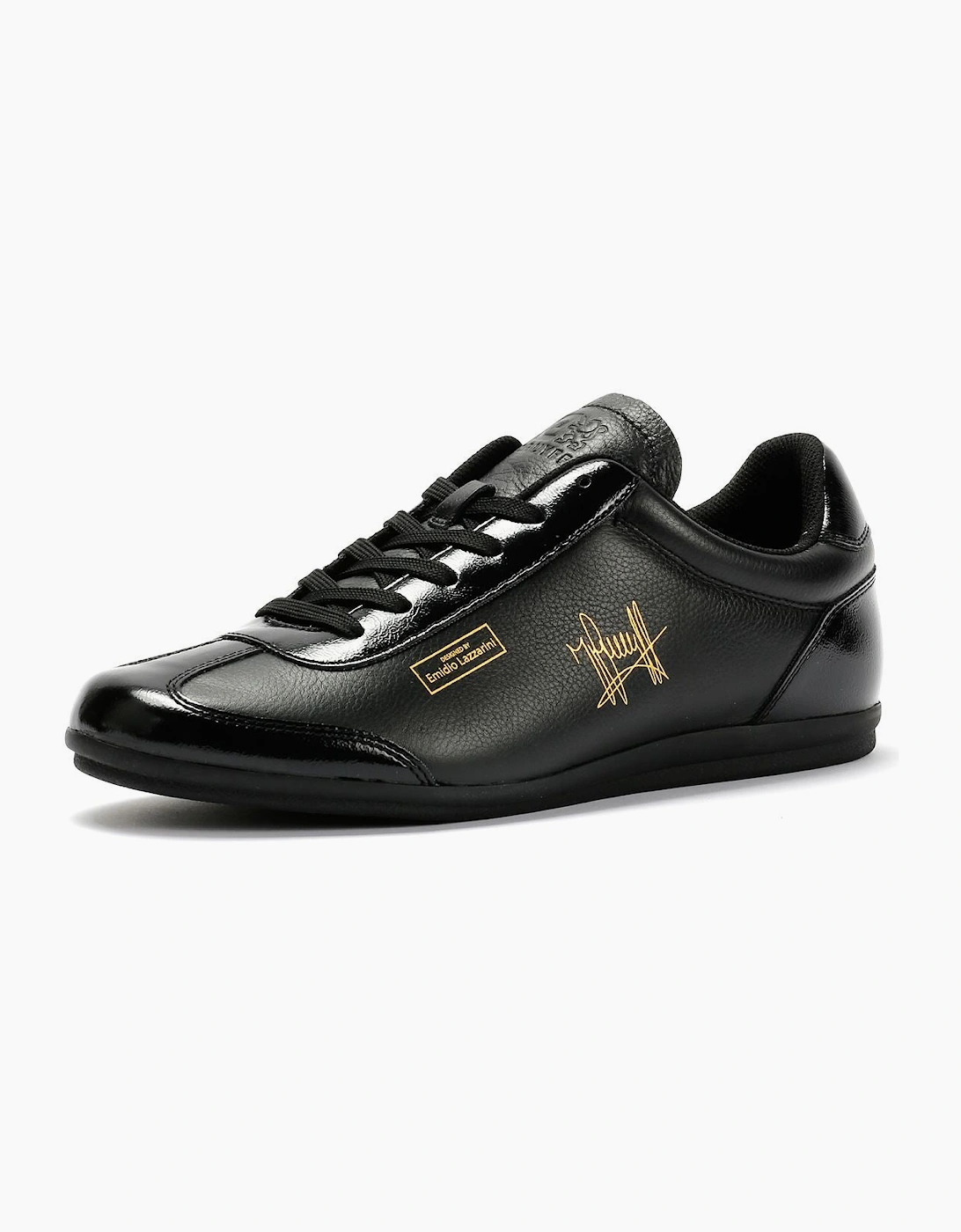 Cruyff Recoupa Leather Men's Black Mono Trainers