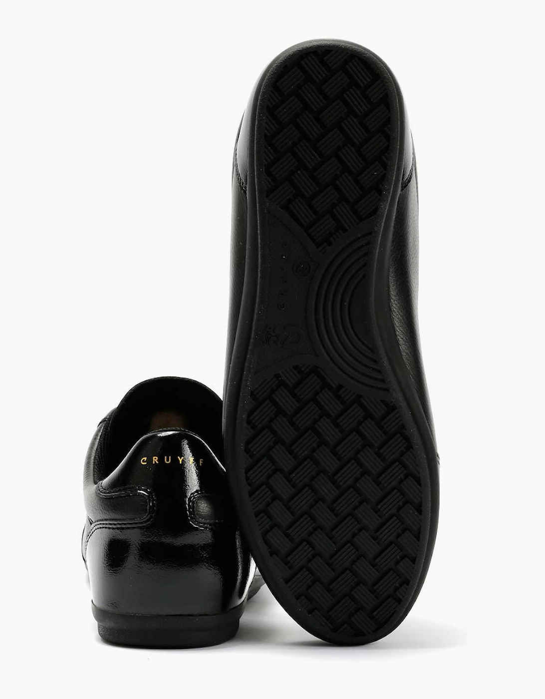 Cruyff Recoupa Leather Men's Black Mono Trainers