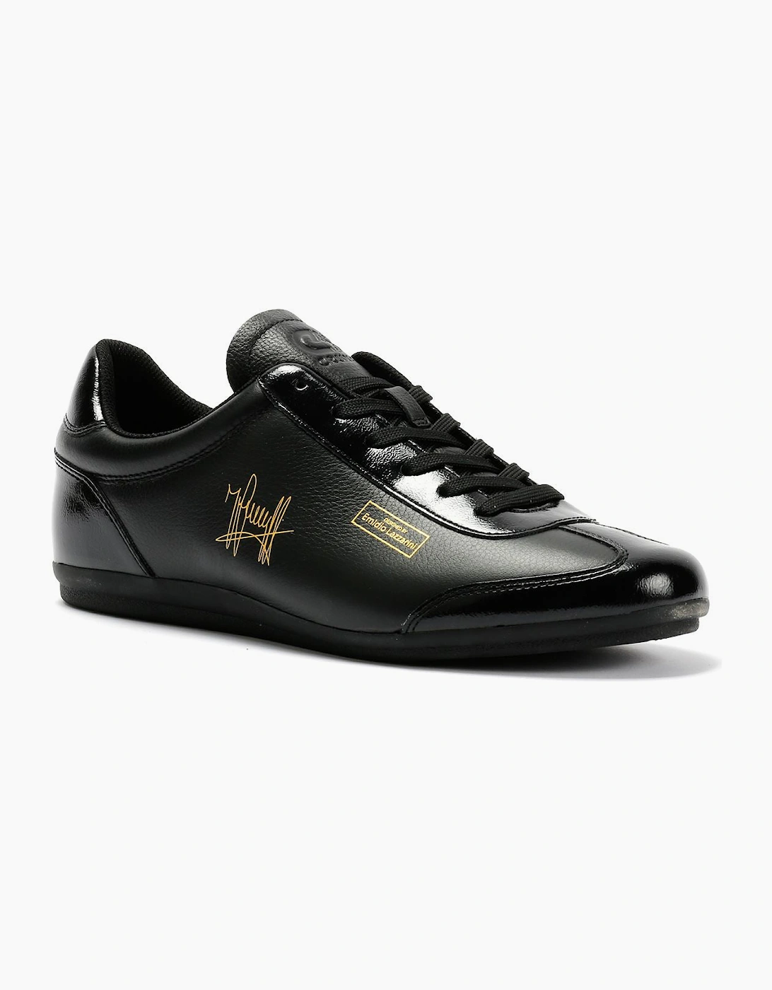 Cruyff Recoupa Leather Men's Black Mono Trainers