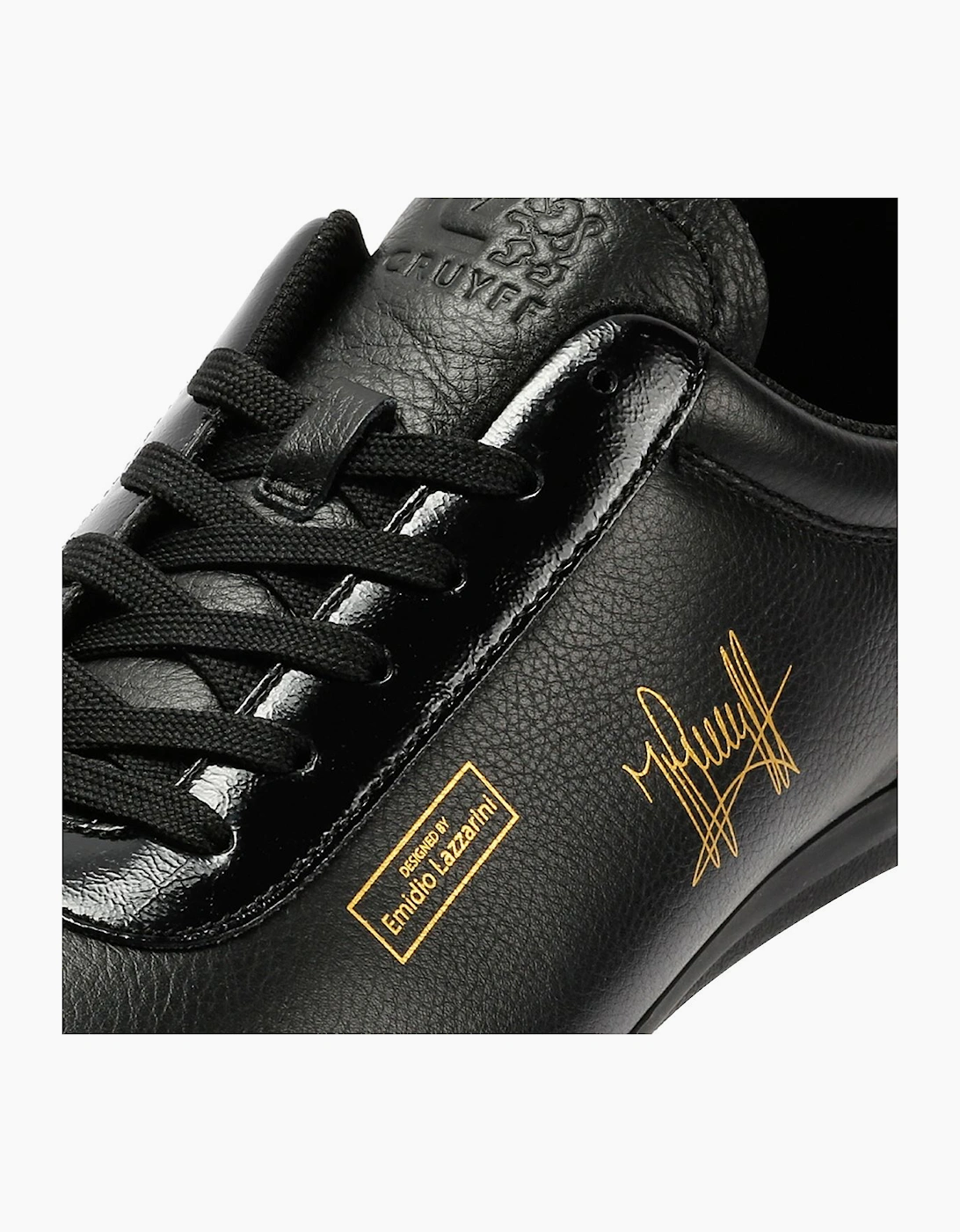 Cruyff Recoupa Leather Men's Black Mono Trainers