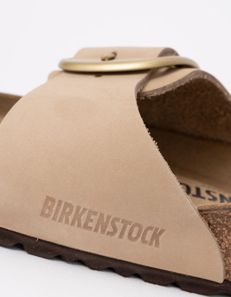 Birkenstock Madrid Big Buckle Womens Nubuck Leather Sandals - Sandcastle