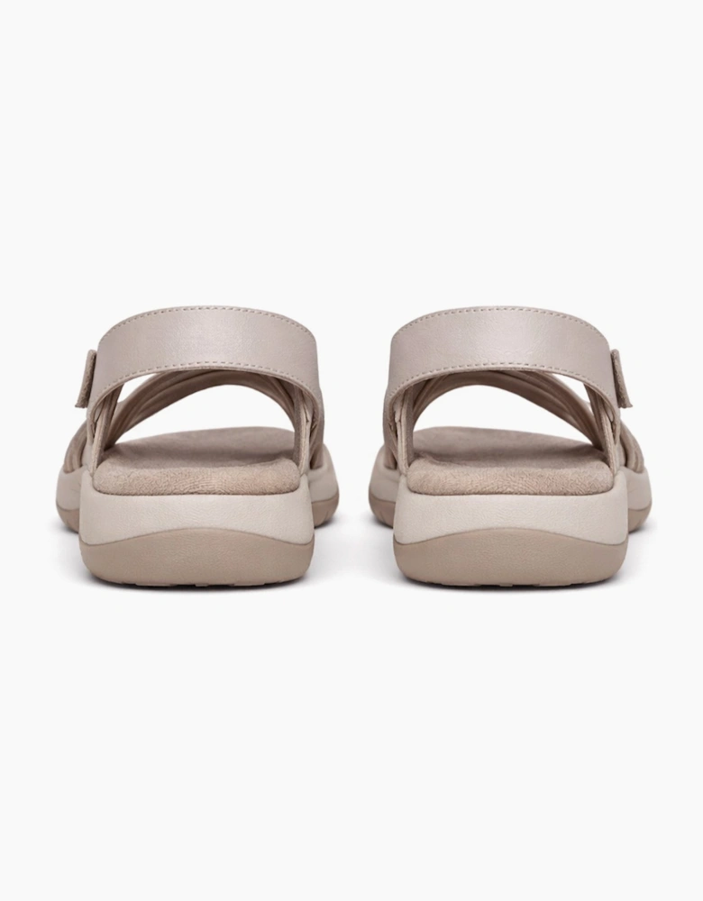 Skechers REGGAE SLIM - SUNNYSIDE 2.0 Womens Cross Strap Sandals Taupe