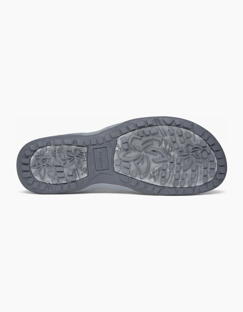 Skechers REGGAE SLIM - SUMMER GETAWAY Womens Cross Strap Sandals Navy