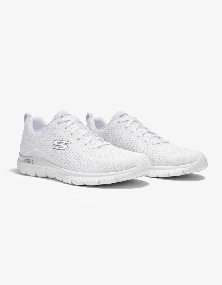 Skechers ARCH FIT SUMMITS - DAILY FLOW Womens Casual Trainers White Lavender