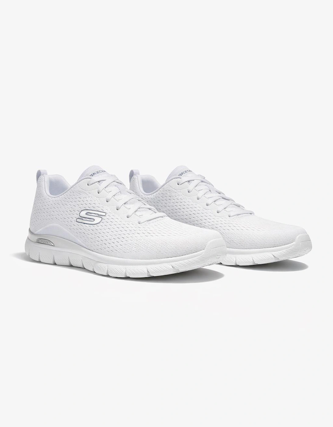 Skechers ARCH FIT SUMMITS - DAILY FLOW Womens Casual Trainers White Lavender