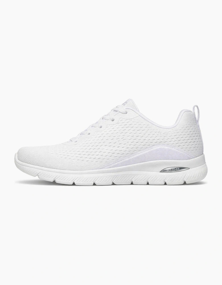 Skechers ARCH FIT SUMMITS - DAILY FLOW Womens Casual Trainers White Lavender