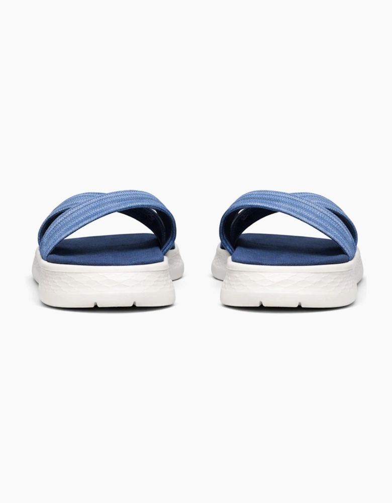 Skechers GO WALK FLEX SANDAL - IMPRESS Womens Sliders Navy