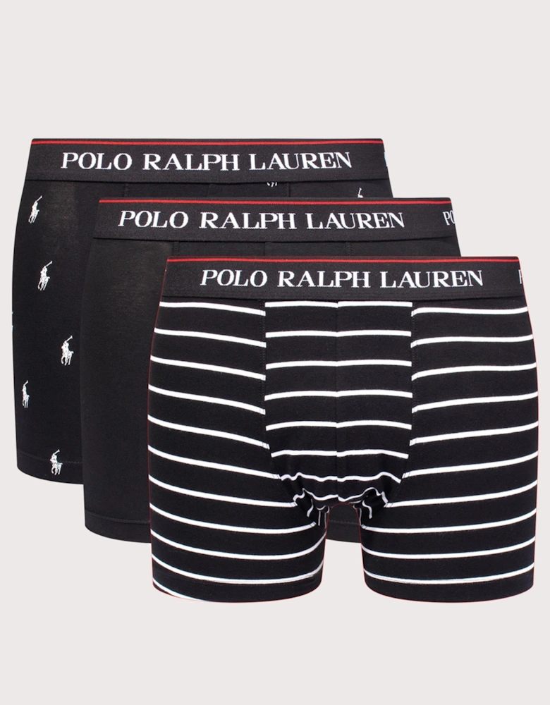 Three Pack of Classic Stretch Cotton Trunks