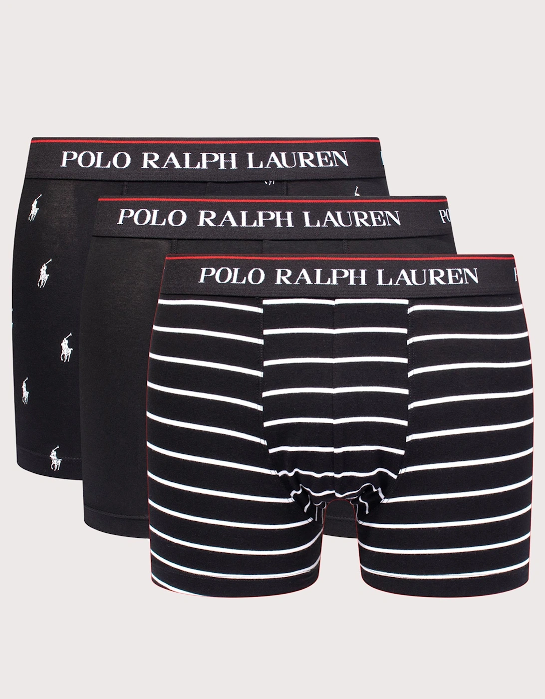 Three Pack of Classic Stretch Cotton Trunks, 3 of 2