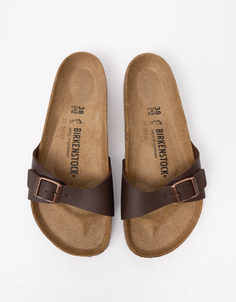 Birkenstock Madrid Birko-Flor Womens Sandals - Dark Brown