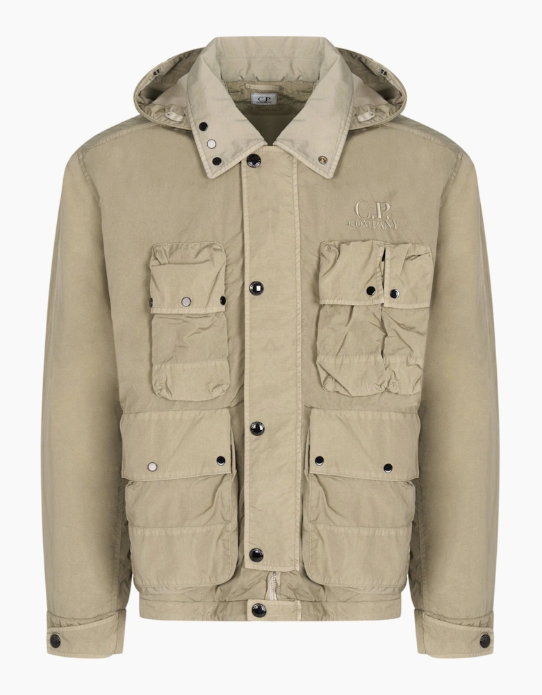 Heavy Chrome-R Goggle Jacket Beige