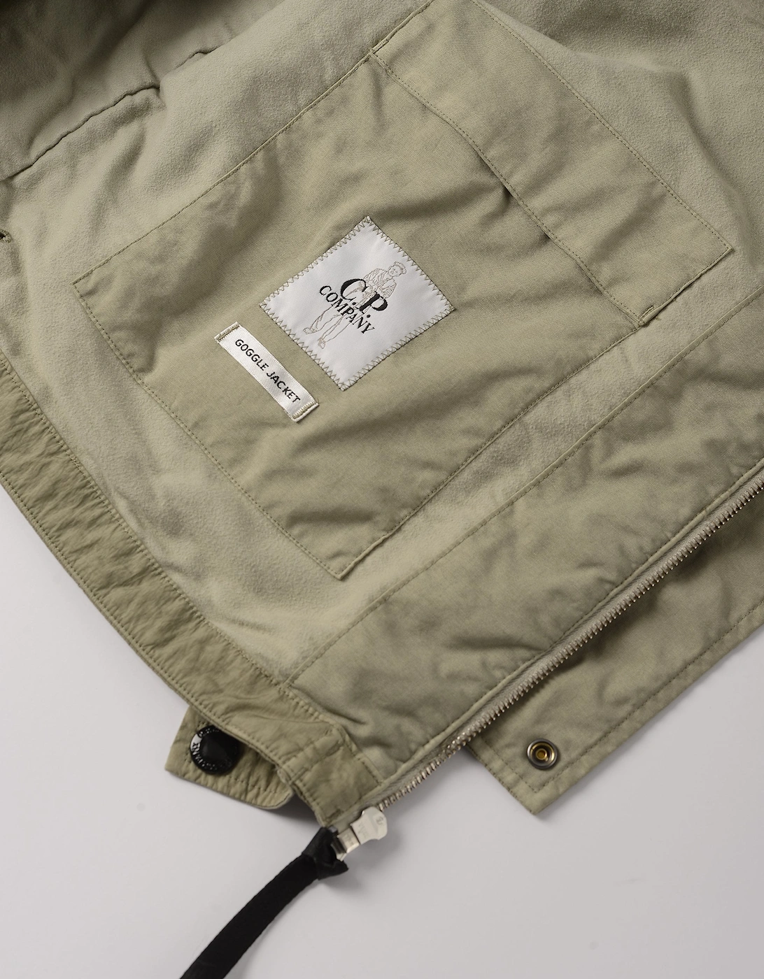 Heavy Chrome-R Goggle Jacket Beige
