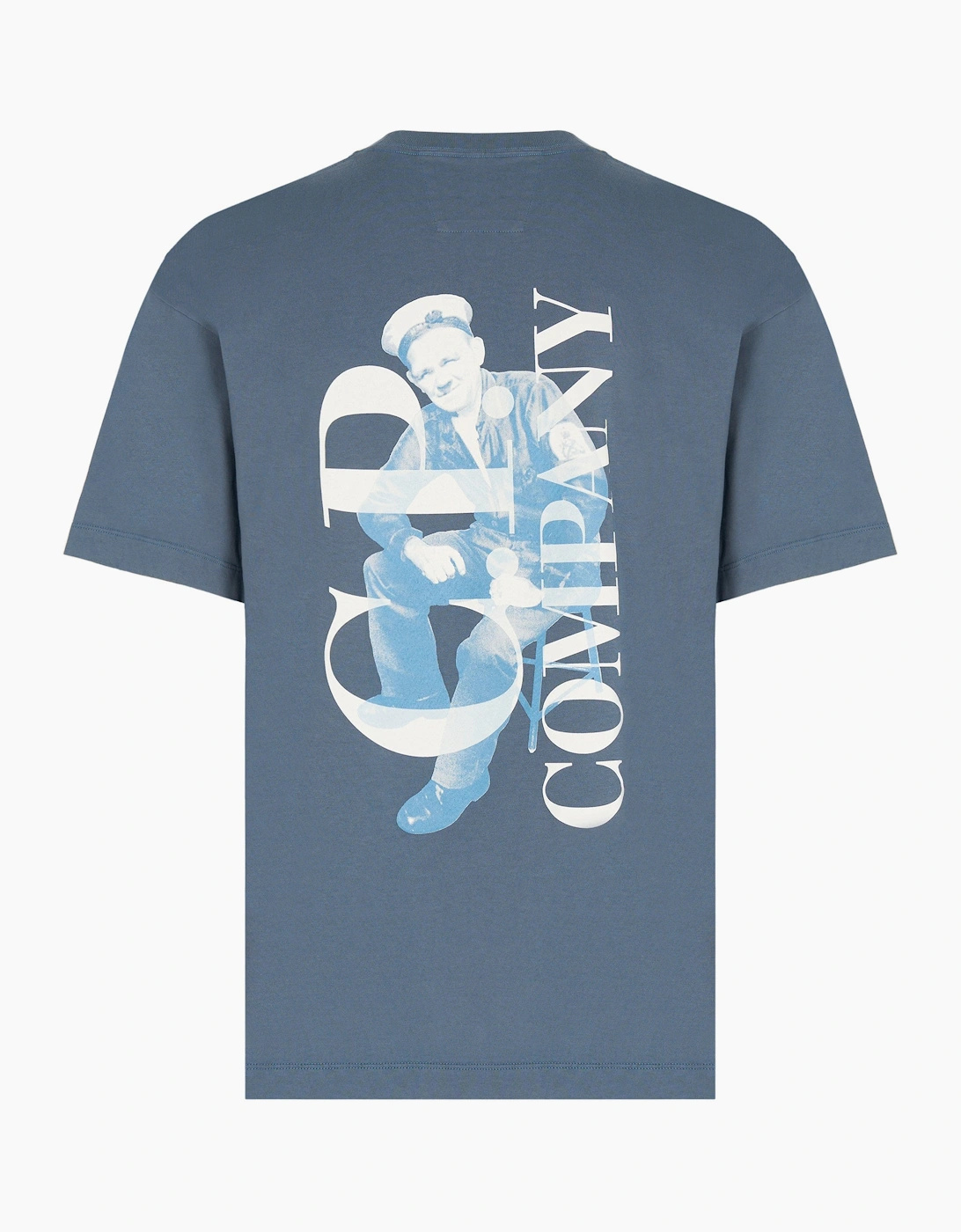 30/1 Britsh Sailor Logo T Shirt Blue