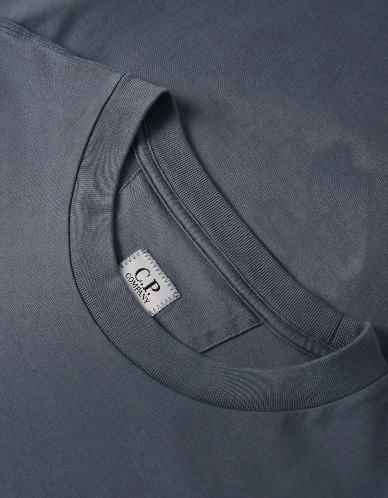 30/1 Britsh Sailor Logo T Shirt Blue