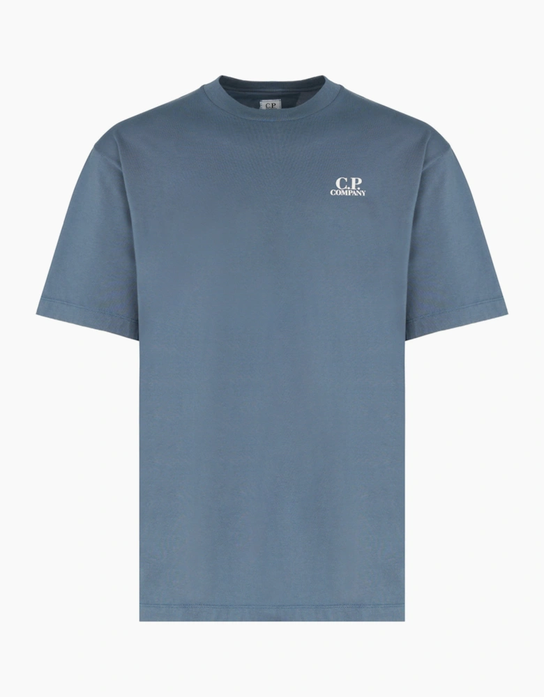 30/1 Britsh Sailor Logo T Shirt Blue