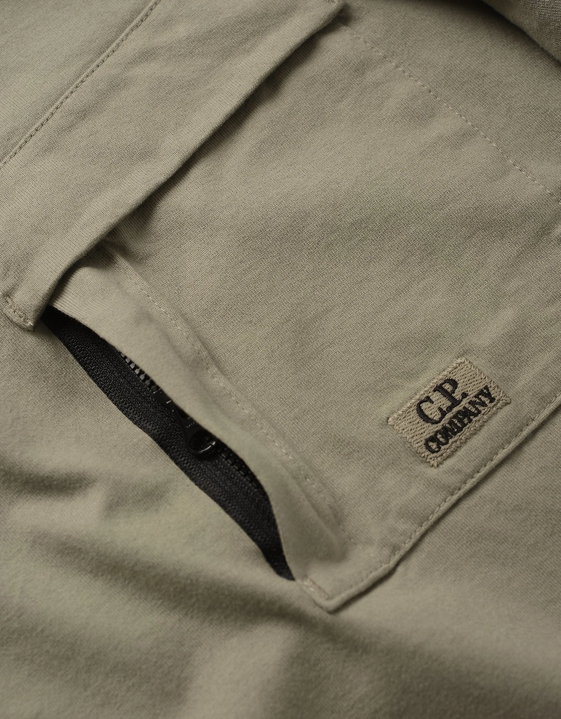 30/2 Mercerised Pocket T-Shirt Khaki