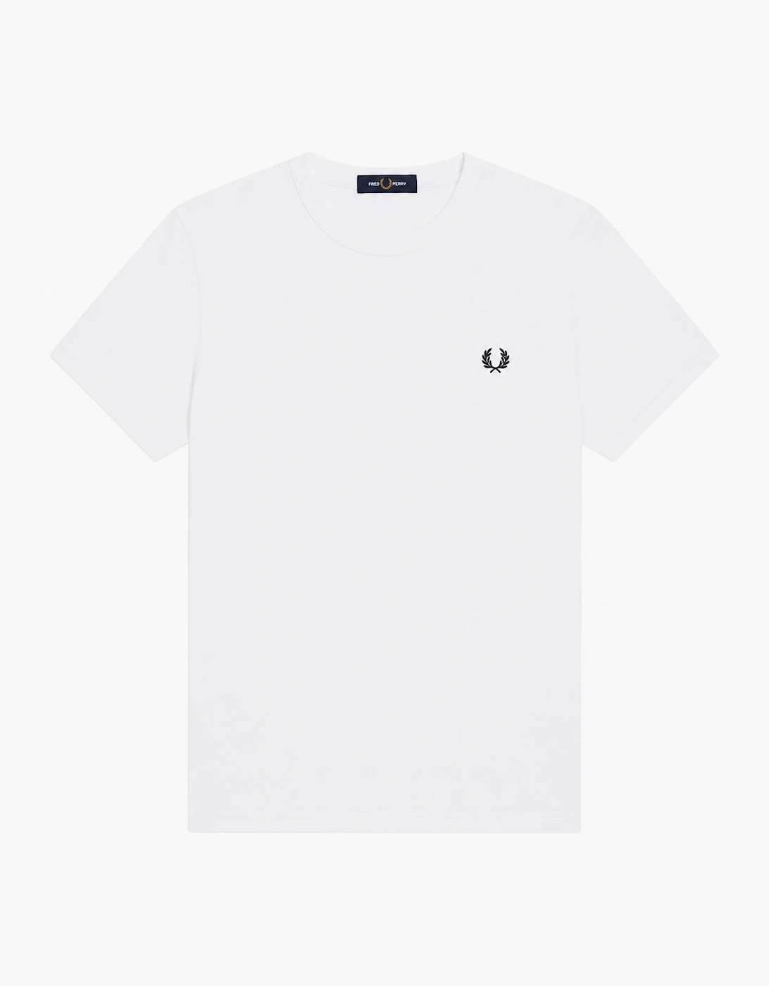 Fred Perry Ringer T-Shirt White, 3 of 2