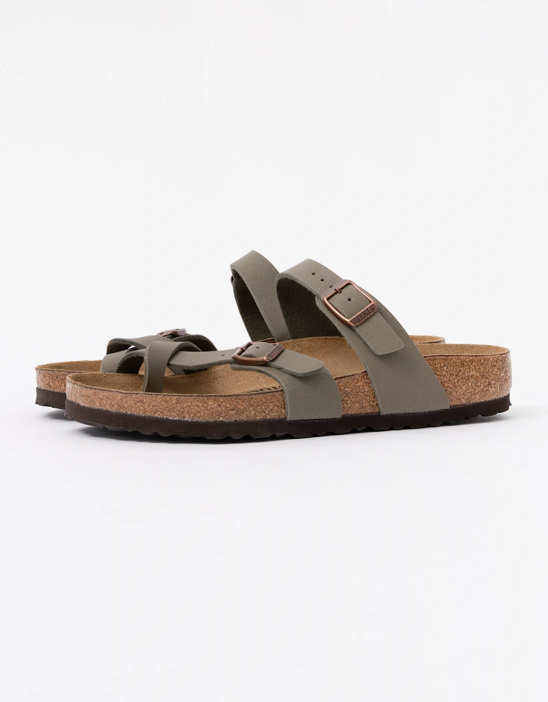 Birkenstock Mayari Birko Flor Womens Sandals - Stone