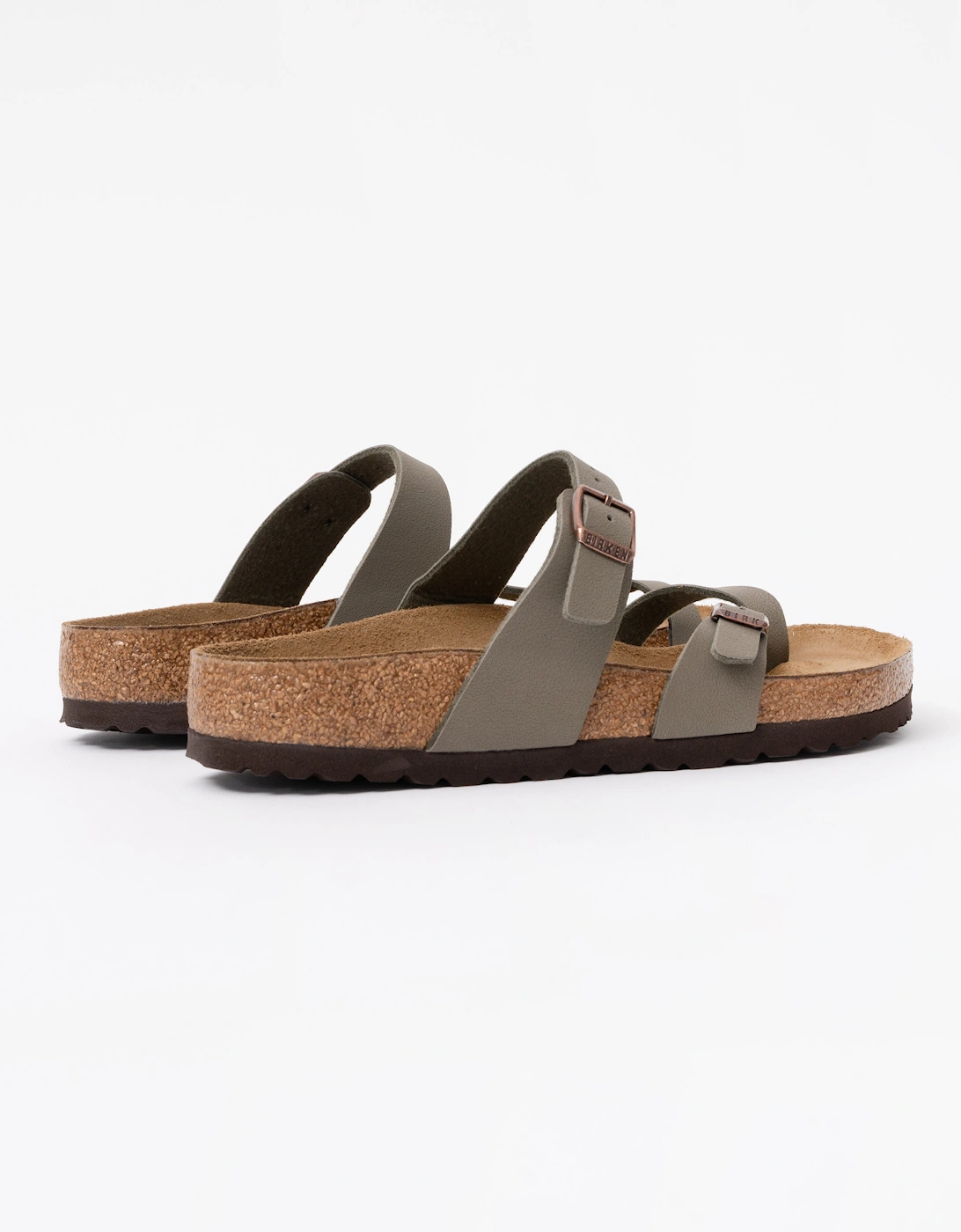Birkenstock Mayari Birko Flor Womens Sandals - Stone