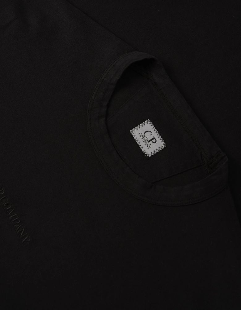 20/1 Sleeve Logo T-Shirt Black