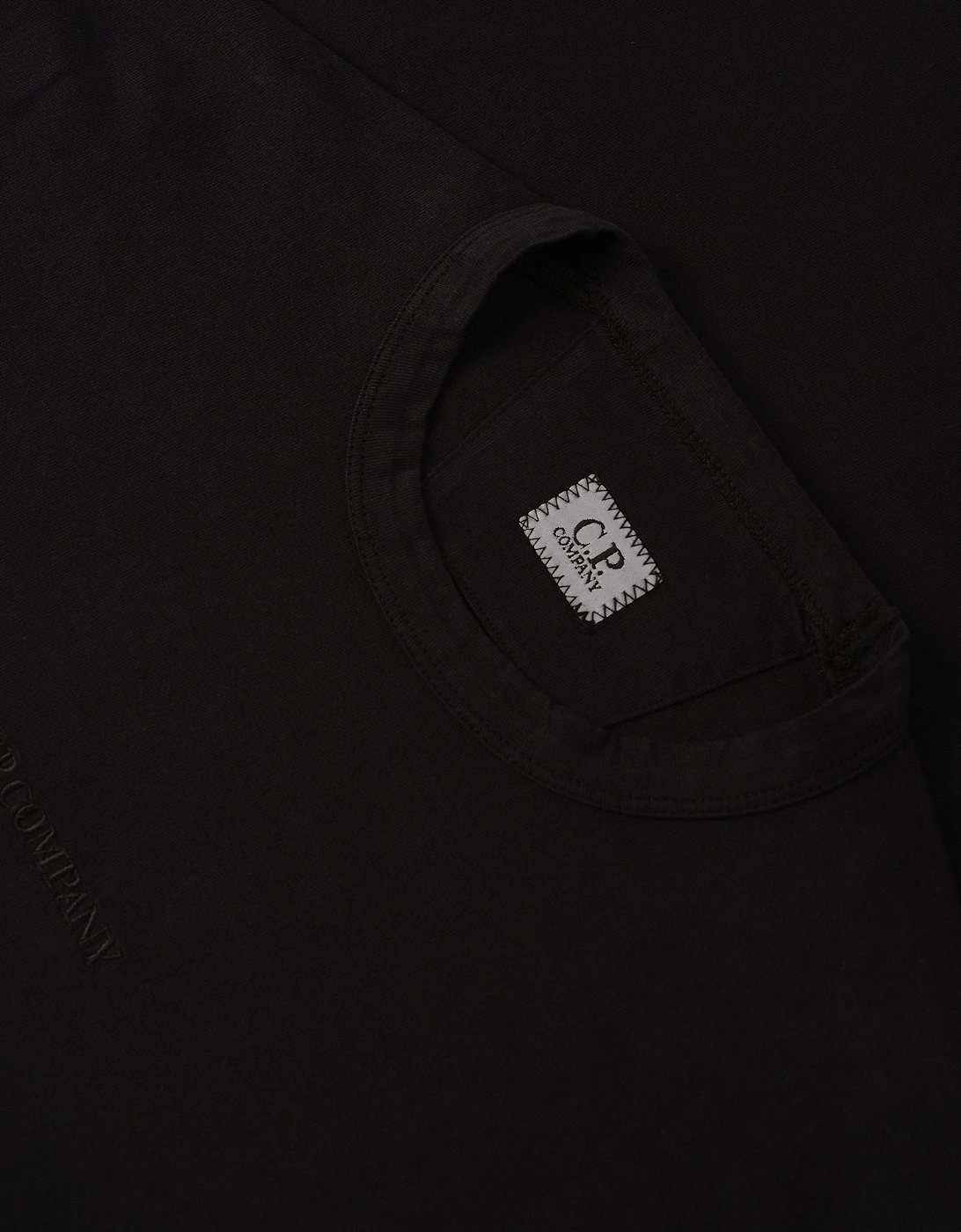 20/1 Sleeve Logo T-Shirt Black