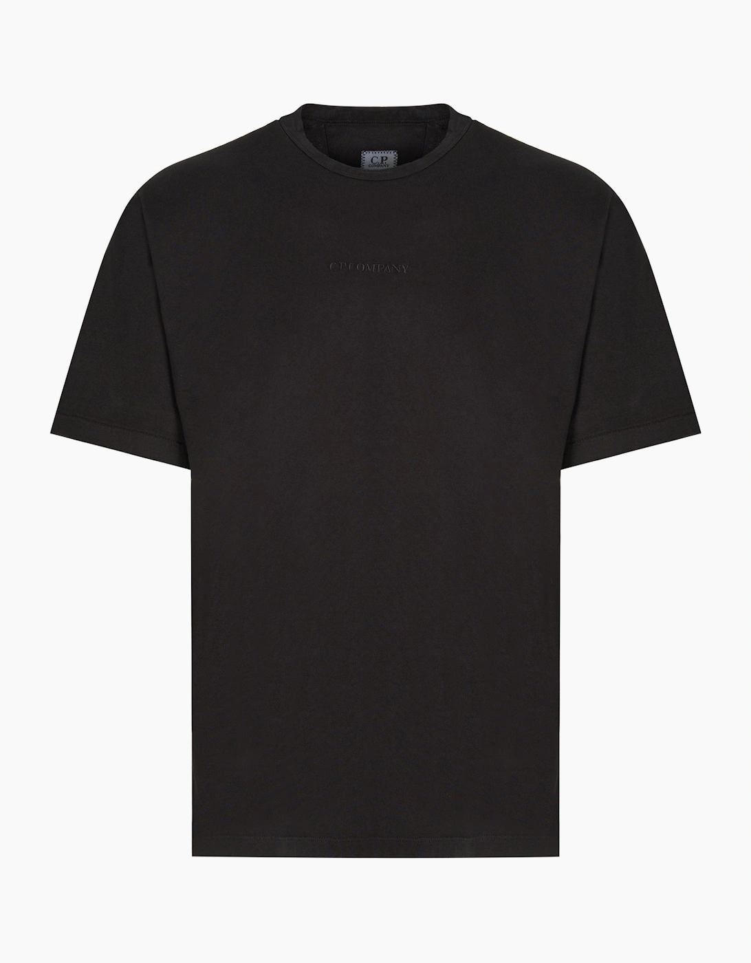 CP Company CP Company Men's 20/1 Sleeve Logo T-Shirt Black