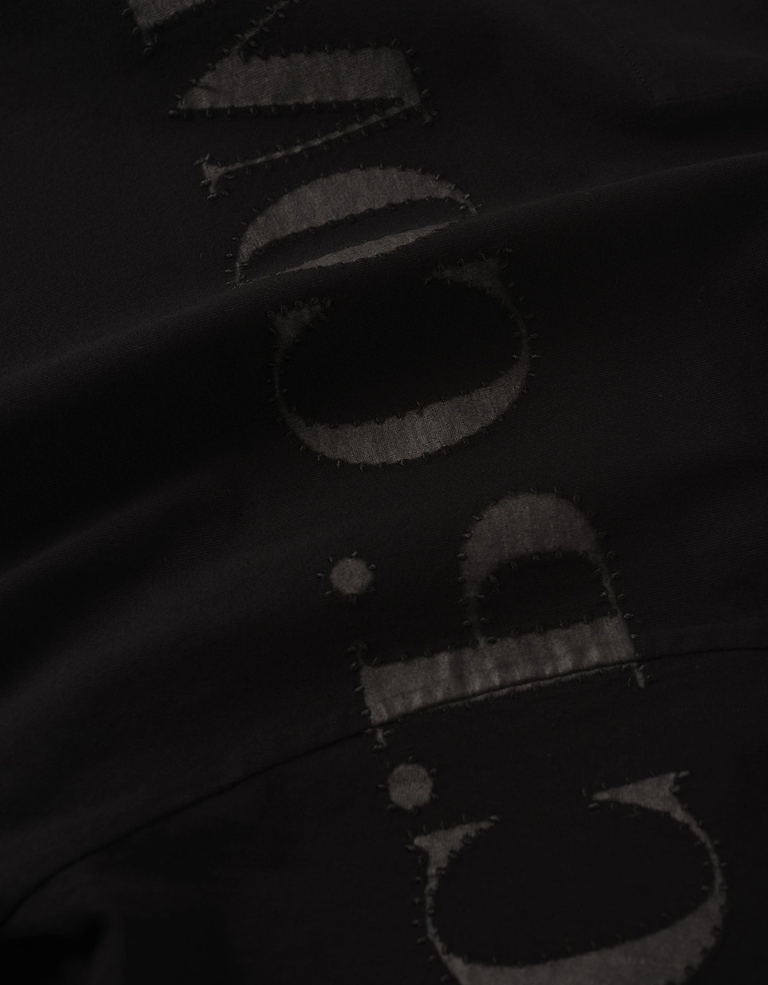 20/1 Sleeve Logo T-Shirt Black