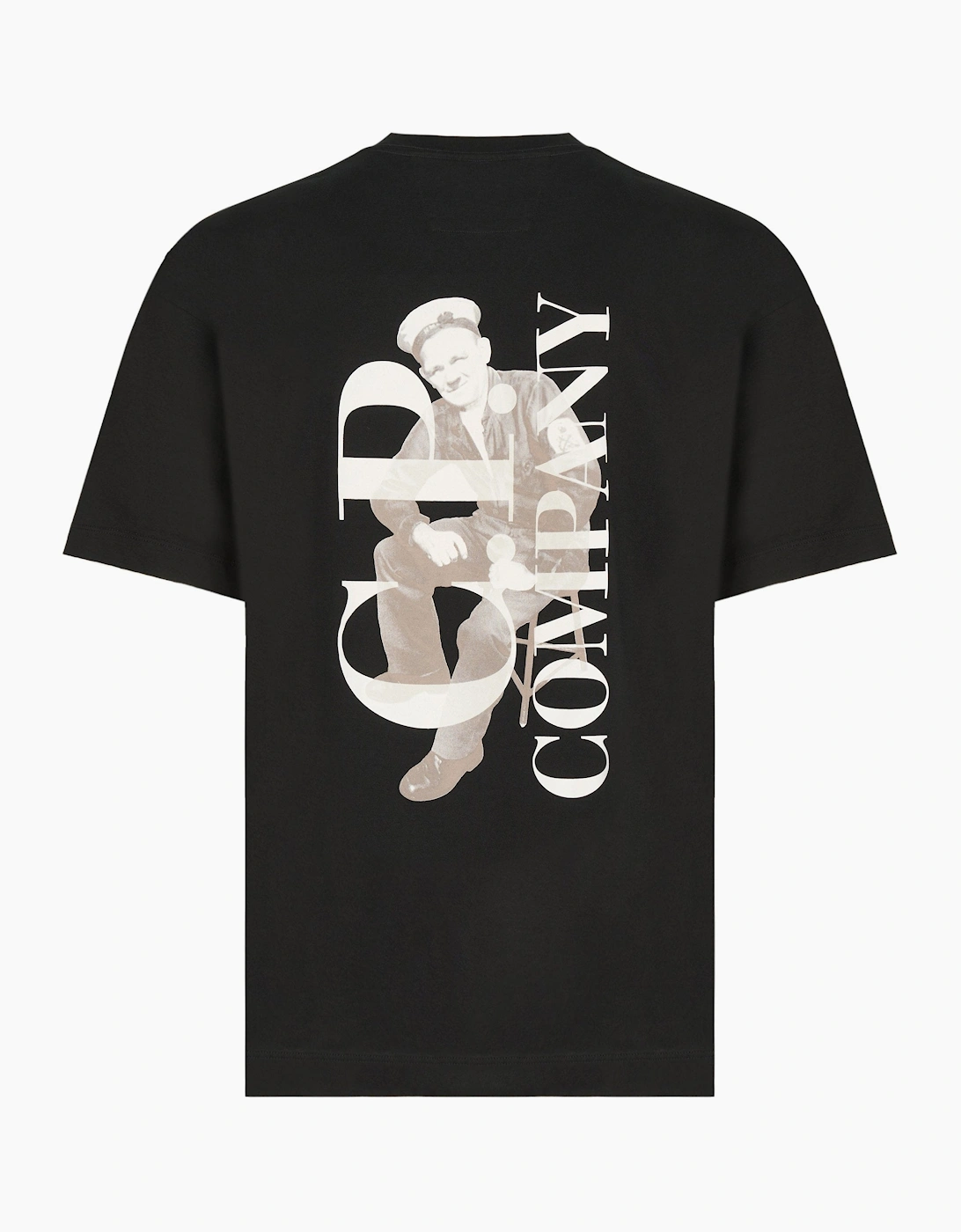30/1 Britsh Sailor Logo T Shirt Black