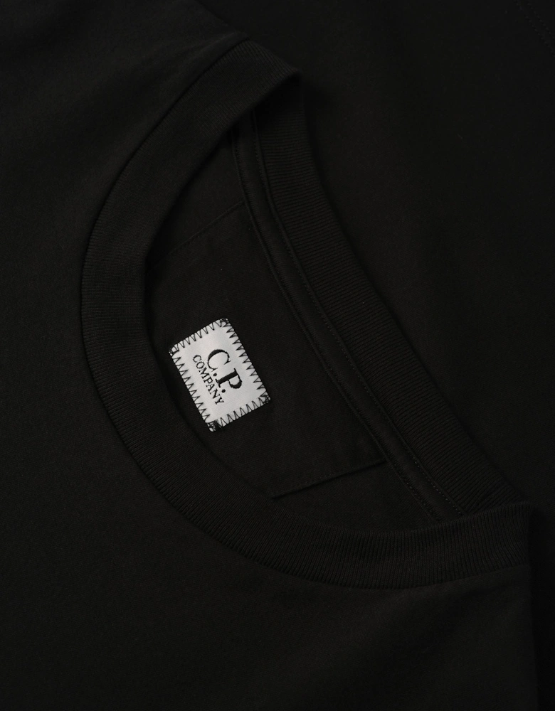 30/1 Britsh Sailor Logo T Shirt Black