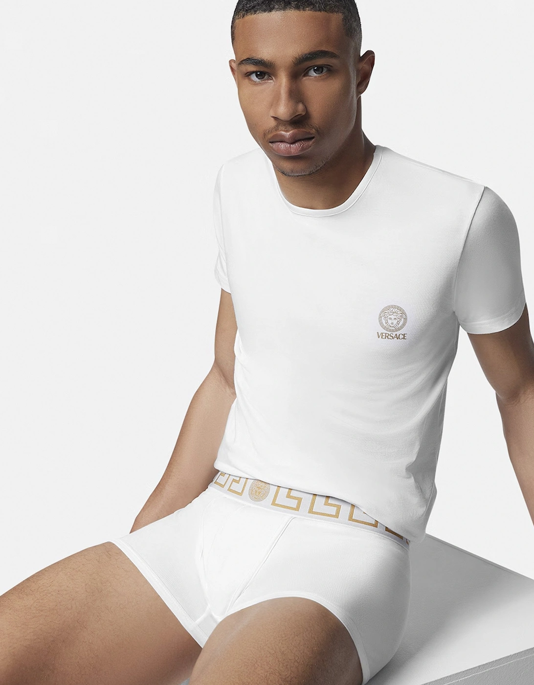 Bi-Pack Jersey Trunks Multicolour