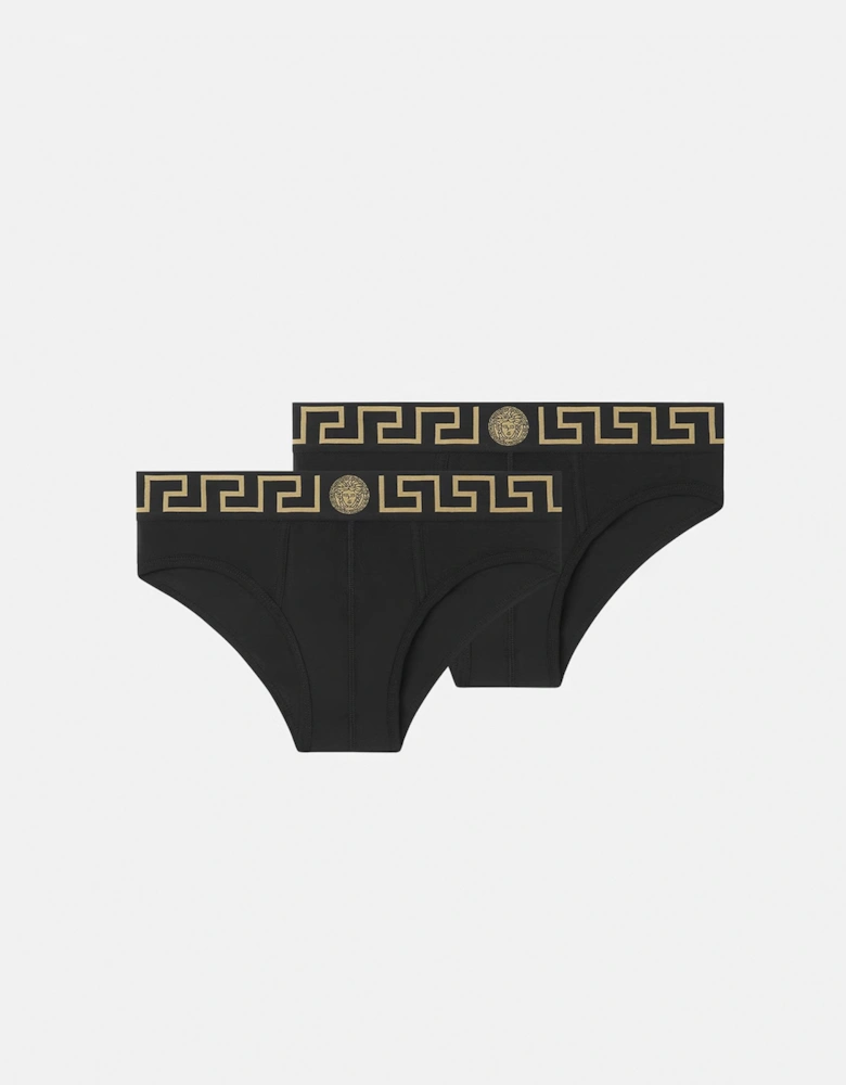 Bi-Pack Jersey Slips Black