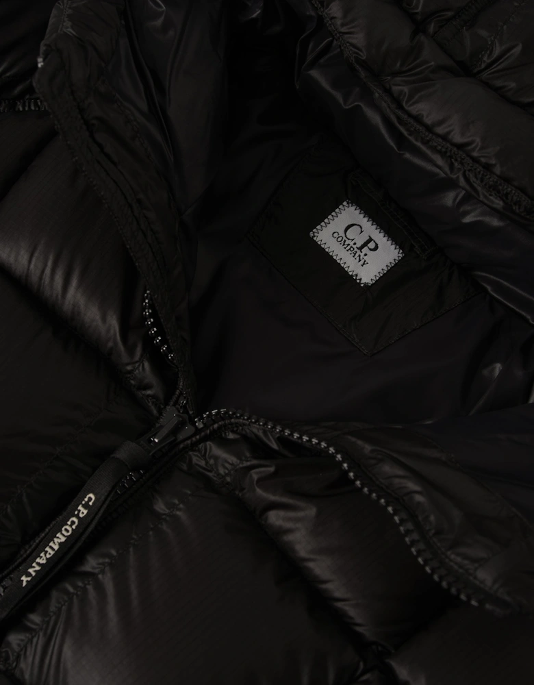 DD Shell Hooded Down Jacket Black