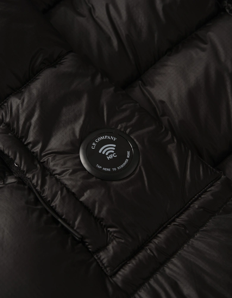 DD Shell Hooded Down Jacket Black