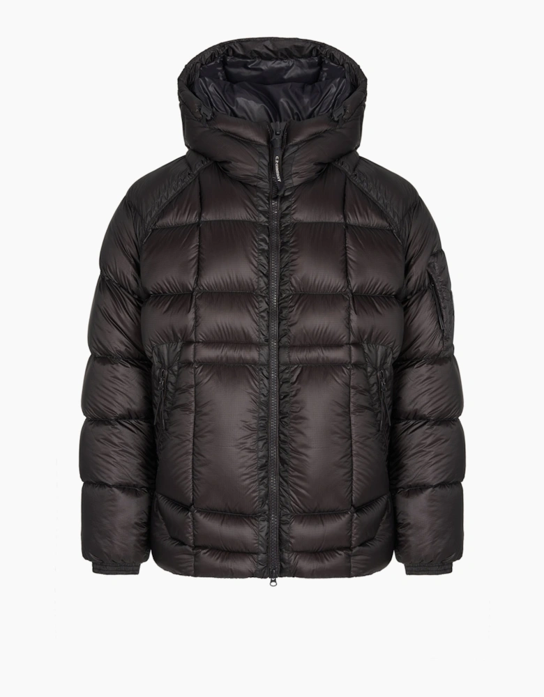 DD Shell Hooded Down Jacket Black