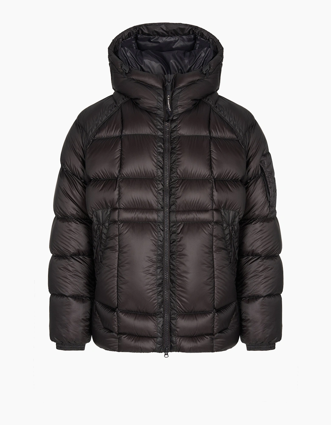 DD Shell Hooded Down Jacket Black
