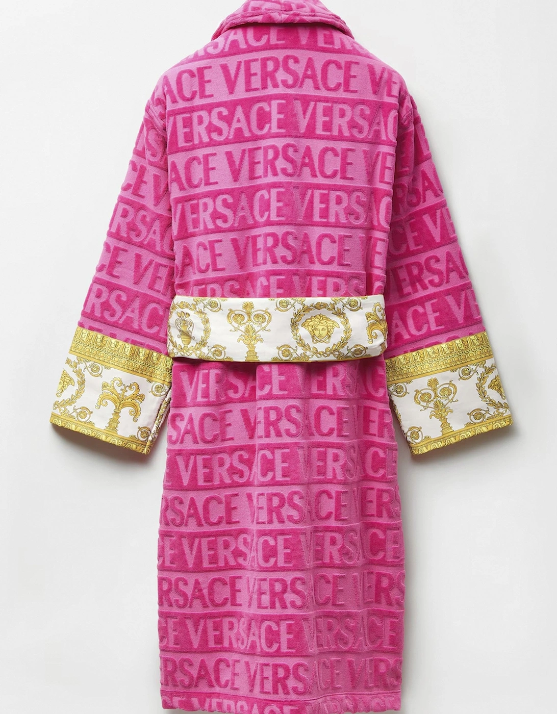 Versace Cotton Bathrobe Pink