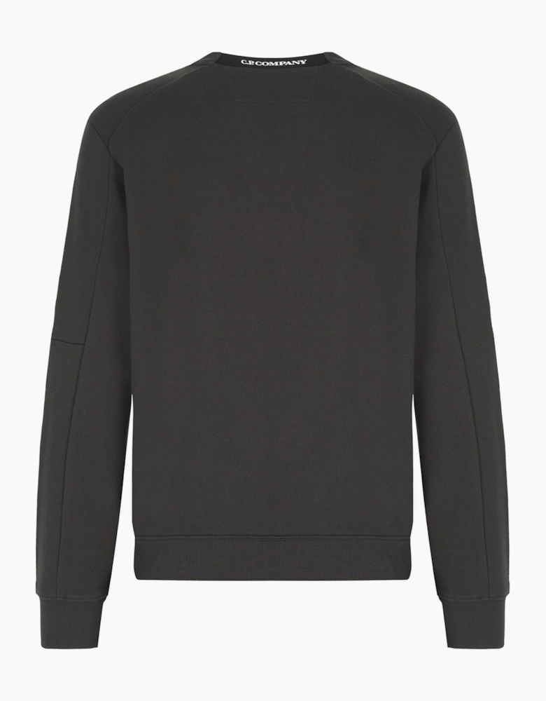 Diagonal Raised Lens Sweatshirt Grey