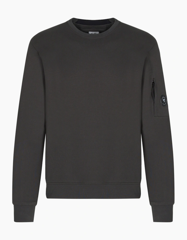 Diagonal Raised Lens Sweatshirt Grey