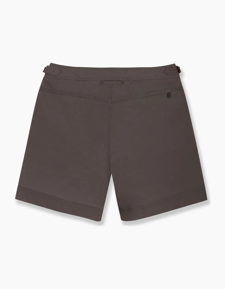 Micro Compact Poplin Swimshorts Charcoal